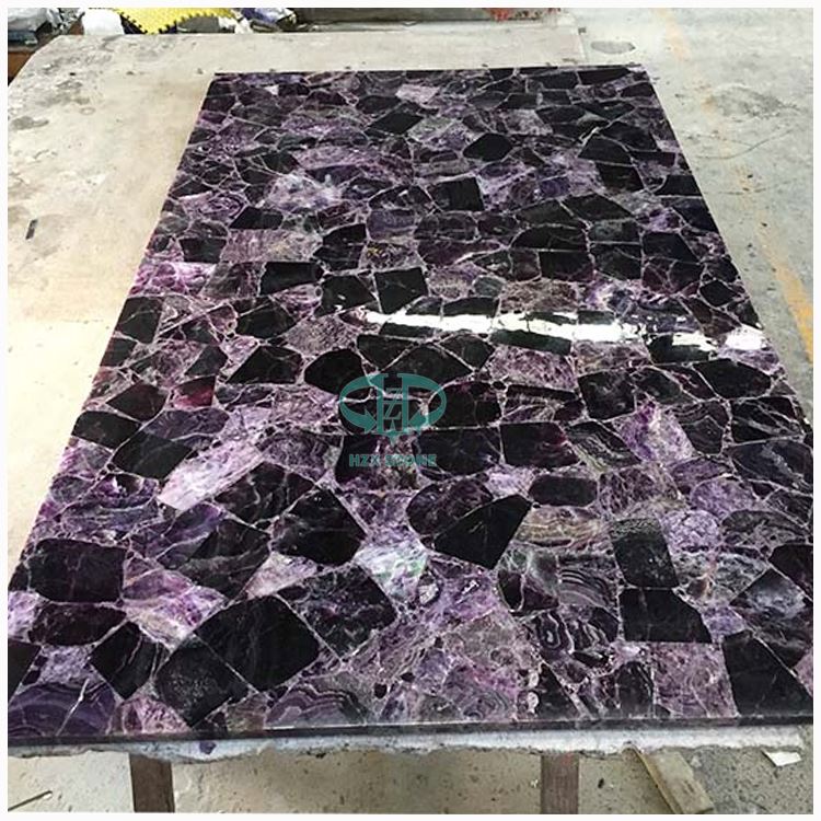 Amethyst Crystal Slab