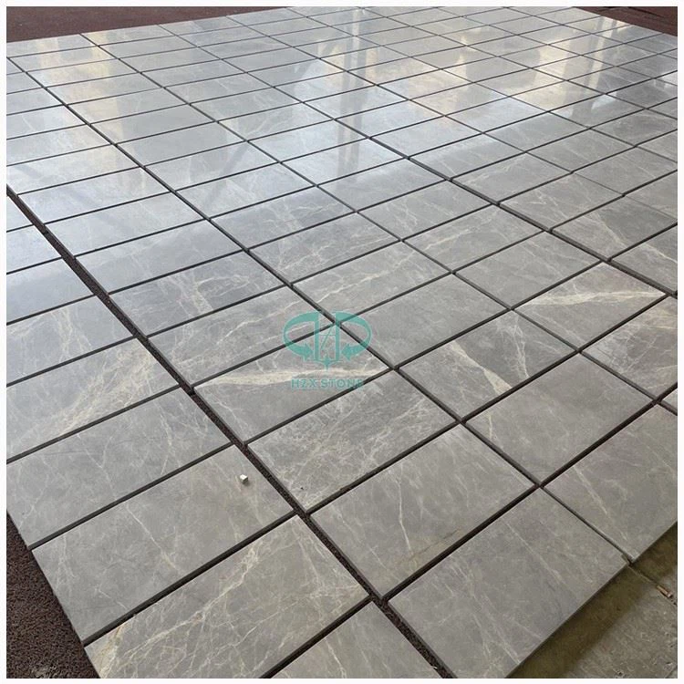 Grey Emperador Marble Floor Tile