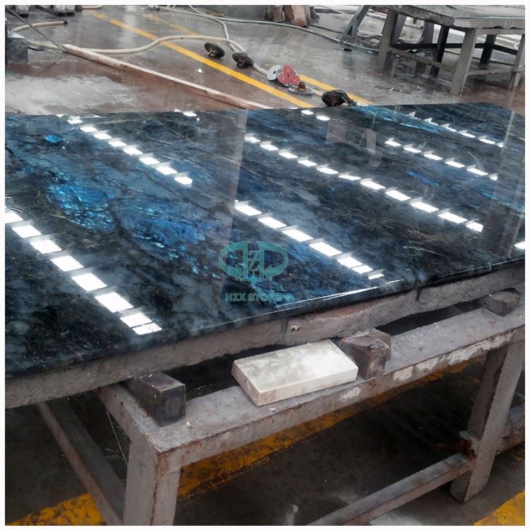 Labradorite Blue Granite Kitchen Countertops