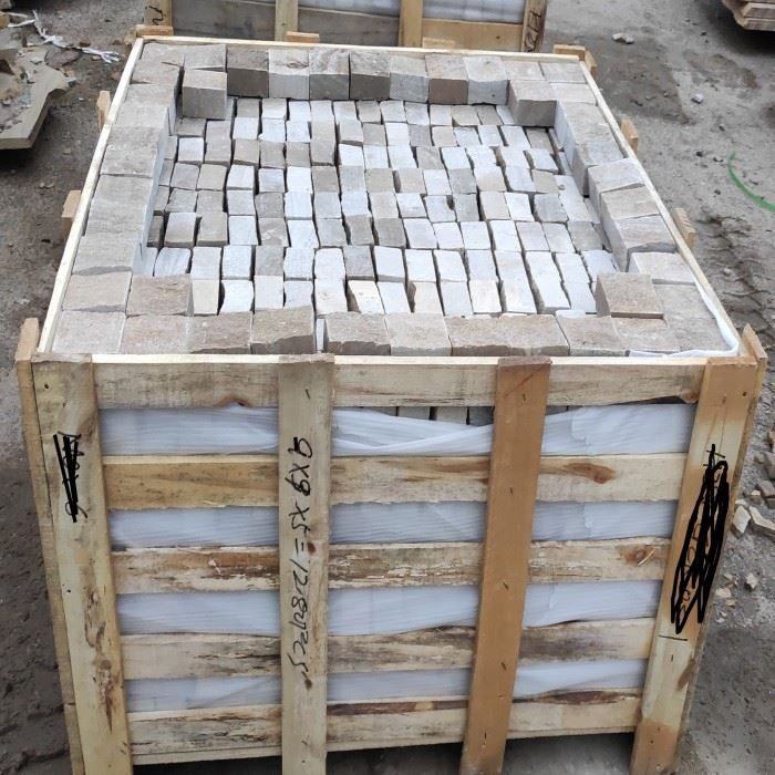 Beige Sandstone Exterior Paving Bricks