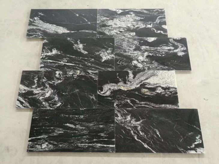 Nero Fantasy tiles for floor