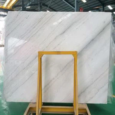 Tuam Tshoj Guangxi Dawb Marble Slab