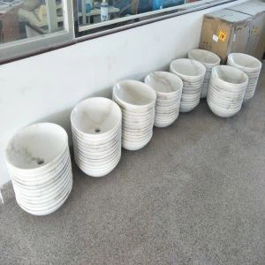 Suav Dawb Marble Sink