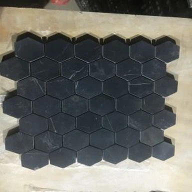 Hexagon Dub Marquina Mosaic Pobzeb