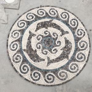 Round Natural Marble Mosaic