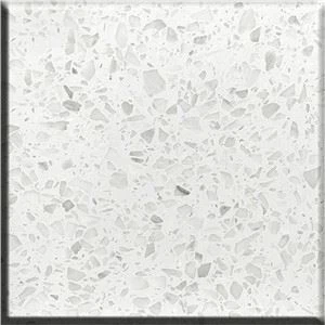 Dawb Terrazzo Pob zeb