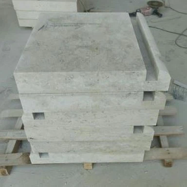 Dawb Travertine Paving Pob Zeb