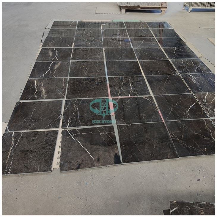 Black Laurent Marble Tiles
