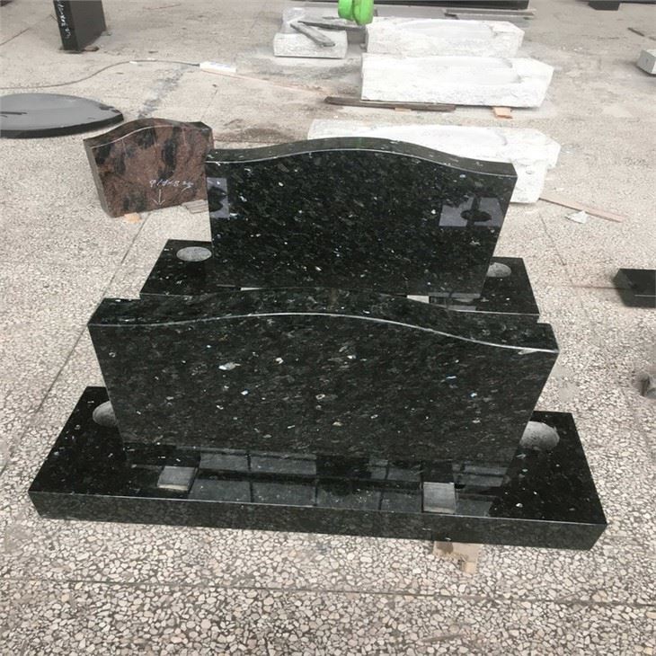 Emerald Pearl Granite Headstone
