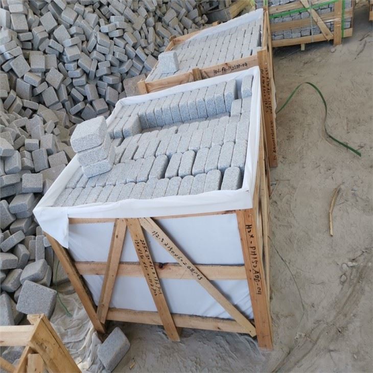 G603 Grey Landscape Paving Cobblestone Setts