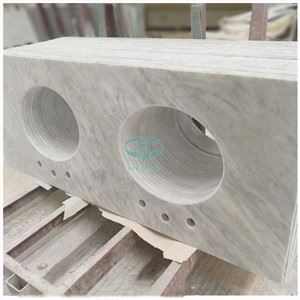 Bianco Carrara Marble Chav Dej Vanity Tops