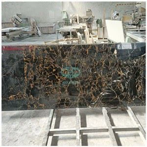 Dub Marble Rau Chav Ua Noj Slab
