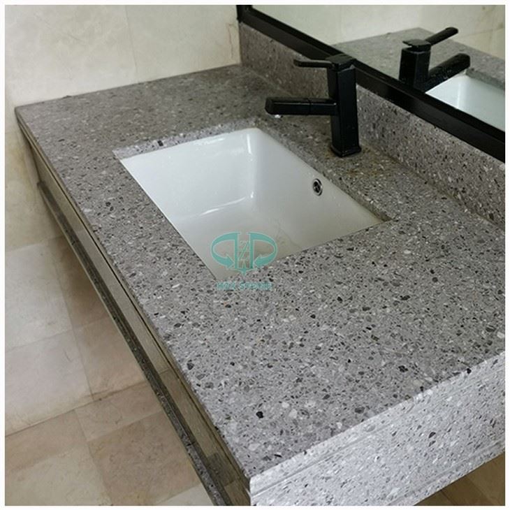 Precast Terrazzo Bathroom Vanity Top