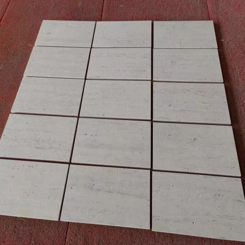 Dawb Travertine Vuas Rau Phab Ntsa